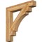Ekena Millwork Merced Block Rough Sawn Bracket, Western Red Cedar, 6"W x 40"D x 40"H BKT06X40X40MRC05RWR - alternate 1